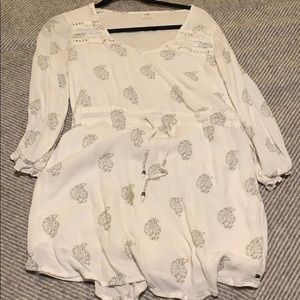 Oneil white long sleeve dress